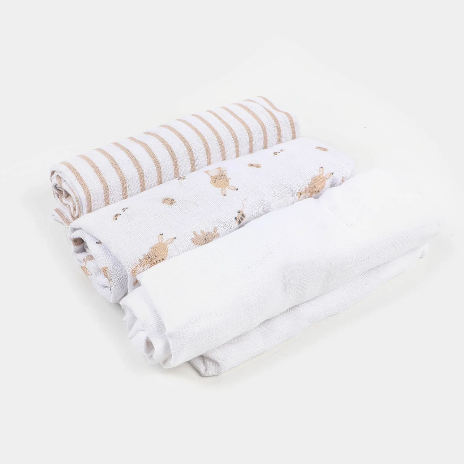 3PCS Muslin Cotton Wrapping Sheets Set