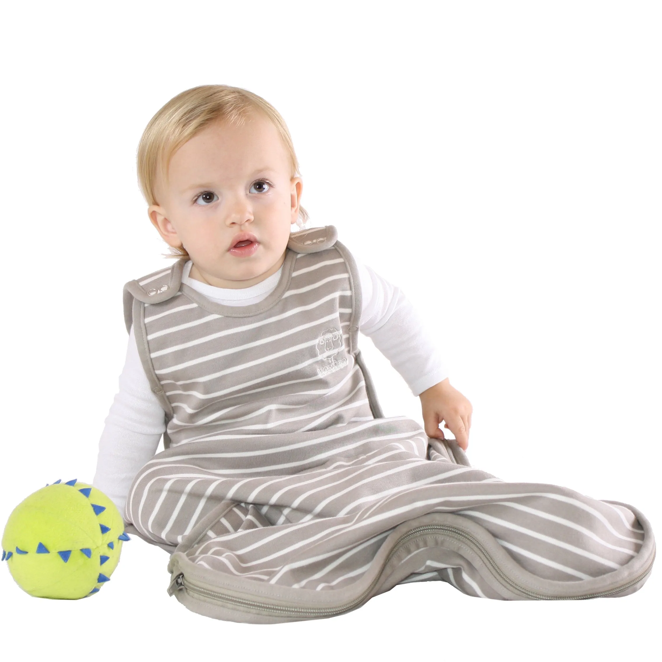 4 Season® Ultimate Baby Sleep Bag, Merino Wool & Organic Cotton, 2 Months - 2 Years, Earth