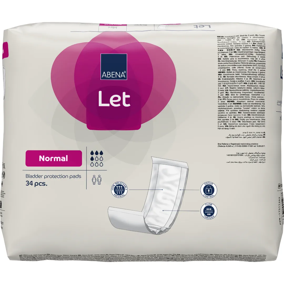 Abena Abri-Let Normal - 500mL Absorbency Booster Pads - New