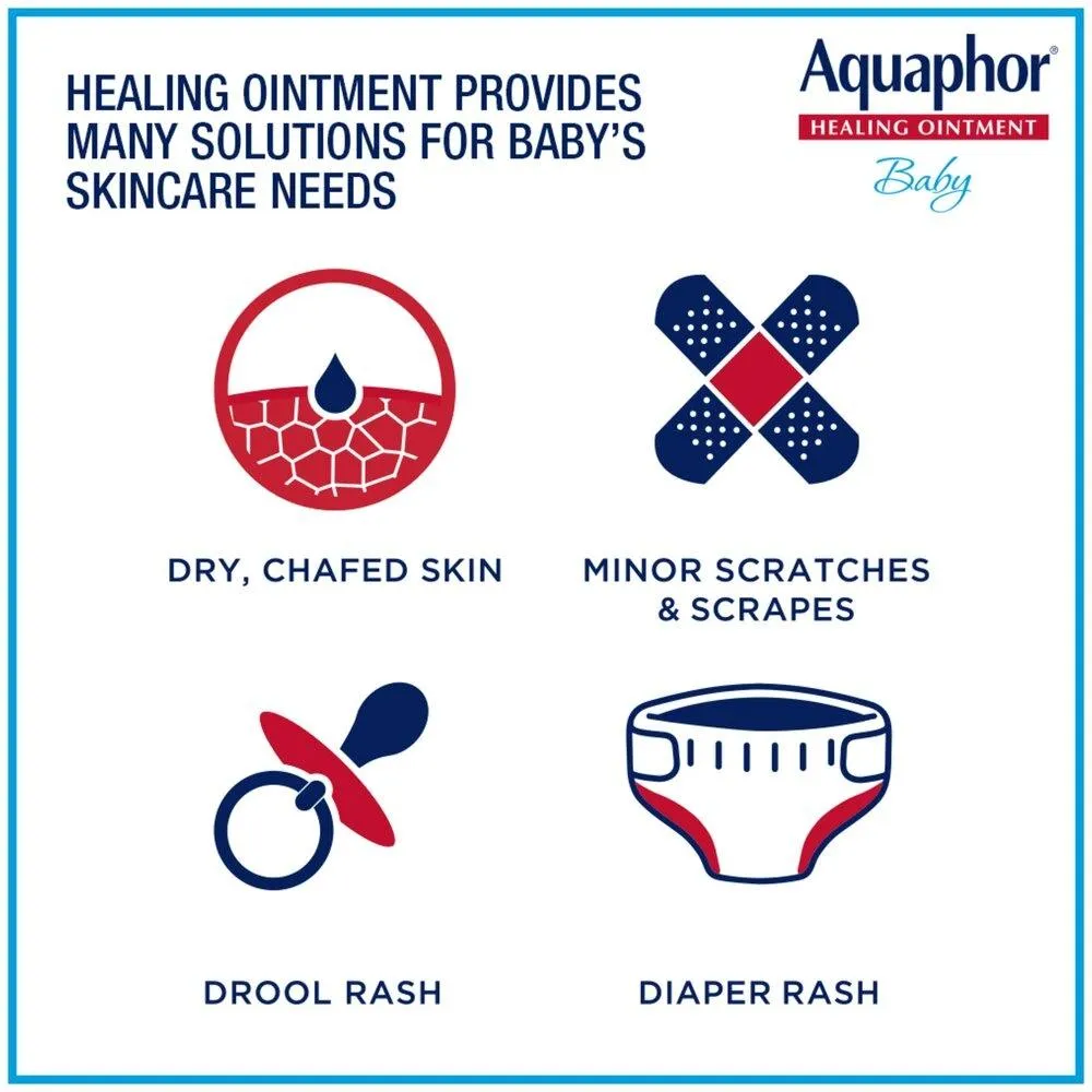 Aquaphor Baby Advanced Therapy Healing Ointment Skin Protectant - 2-Pk .35 Oz