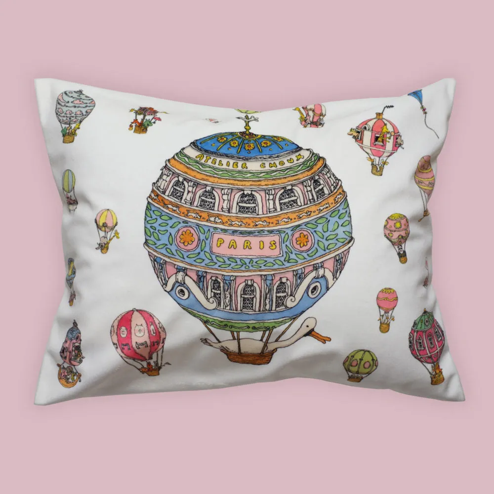 Atelier Choux Velour Cushion Hot Air Balloon