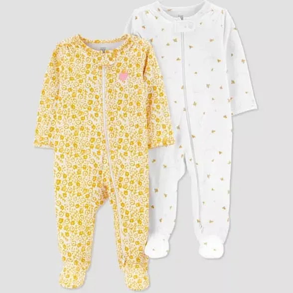 Baby Sleep Suit / Sleepwear / Overall (Carters Zipper) 2 pcs