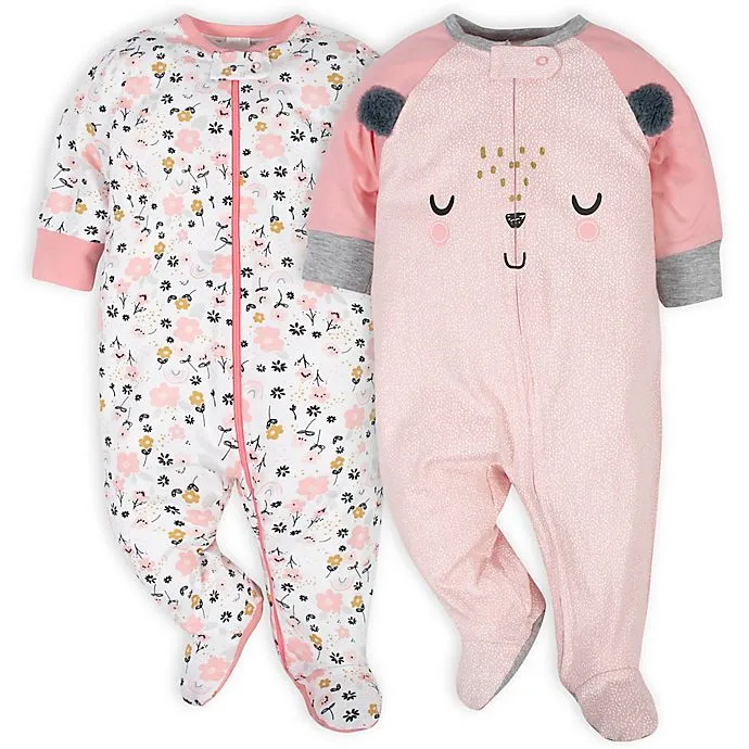 Baby Sleep Suit / Sleepwear / Overall (Carters Zipper) 2 pcs