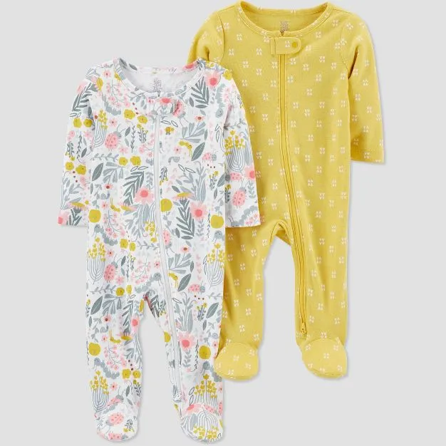 Baby Sleep Suit / Sleepwear / Overall (Carters Zipper) 2 pcs