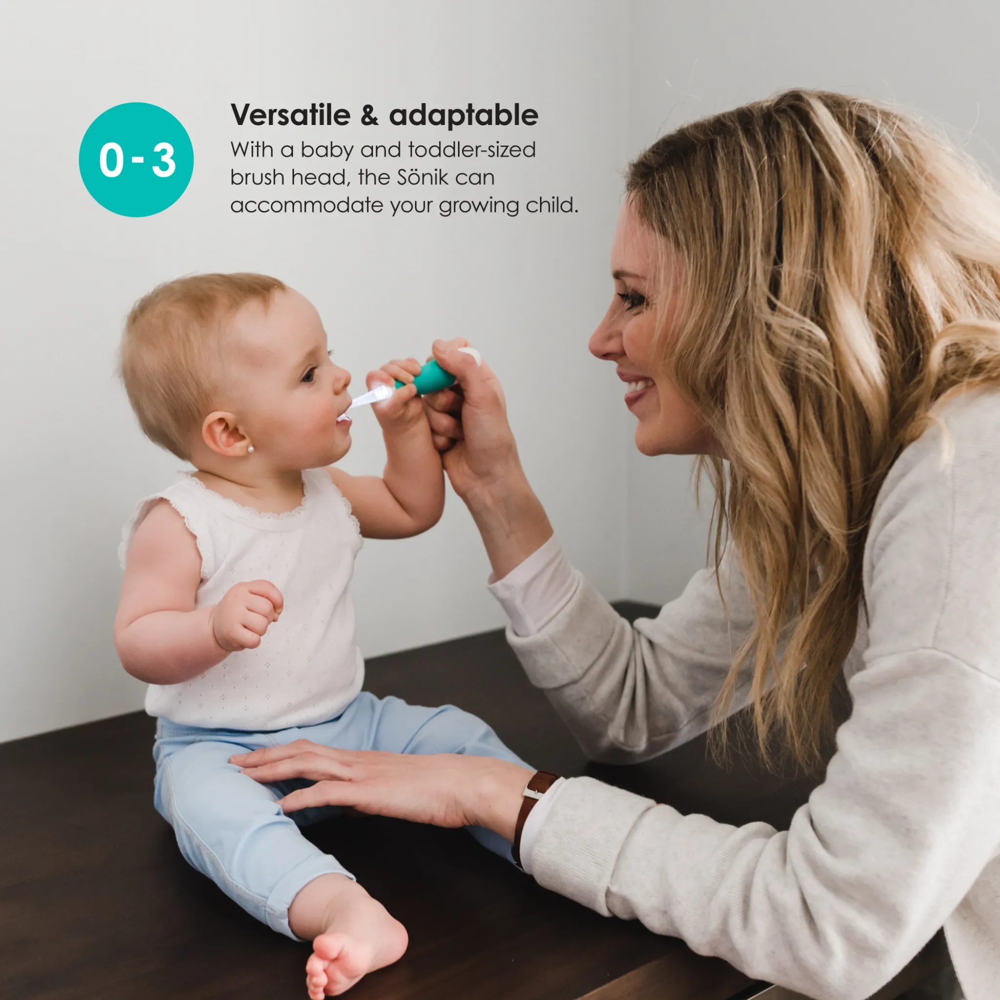 BBlüv | Sönik - 2 Stage Sonic Toothbrush for Baby and Toddler