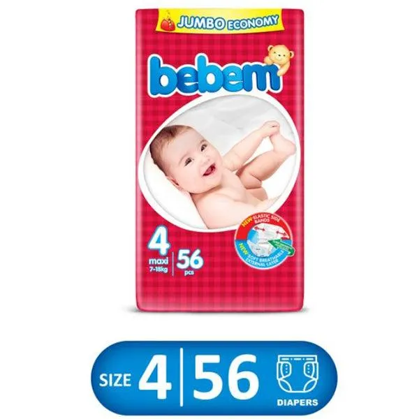 BEBEM MAXI DIAPER 4 56PCS JUMBO