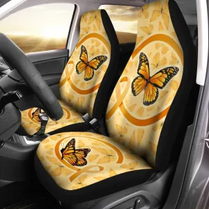 Butterfly Car Seat Covers Custom Apprendix Cancer Car Accessories Meaningful Gifts