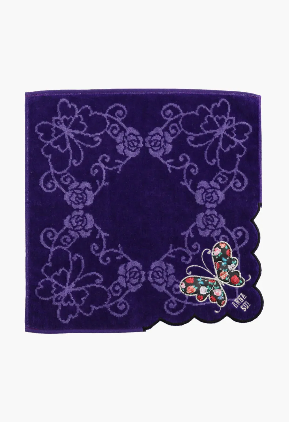 Butterfly Embroidery Washcloth