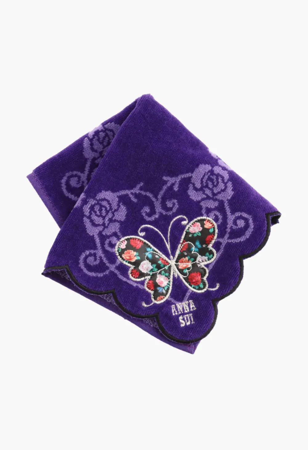 Butterfly Embroidery Washcloth