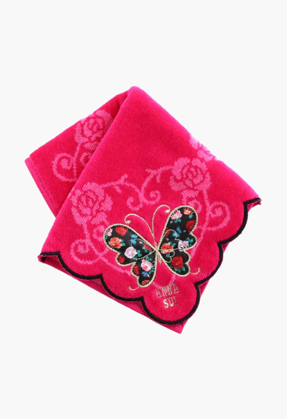 Butterfly Embroidery Washcloth