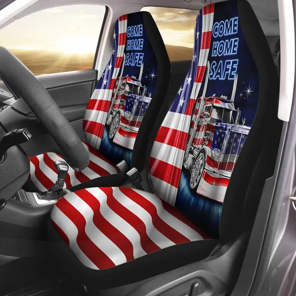 Come Home Safe Car Seat Cover, Trucker Seat Covers For Car, Premium Seat Covers For Car Auto