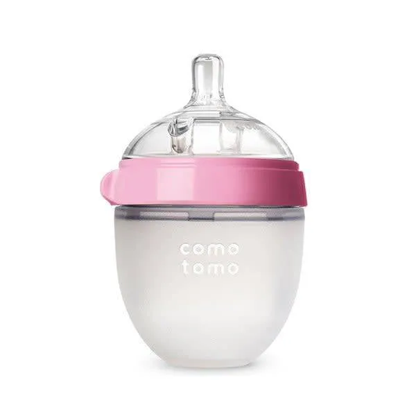 comotomo natural feel bottle - pink