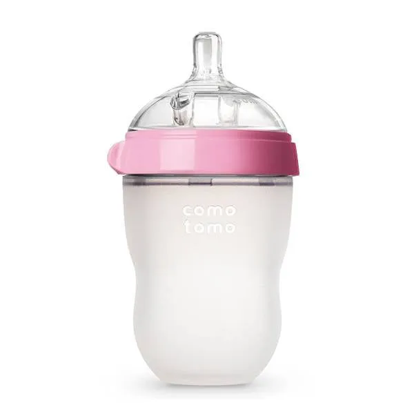 comotomo natural feel bottle - pink