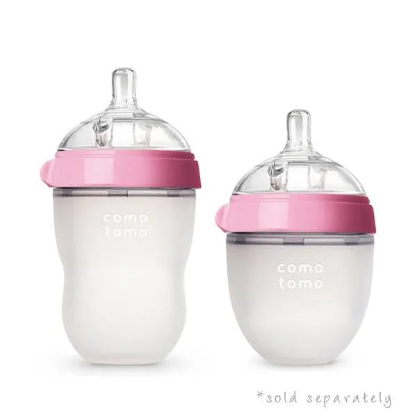 comotomo natural feel bottle - pink