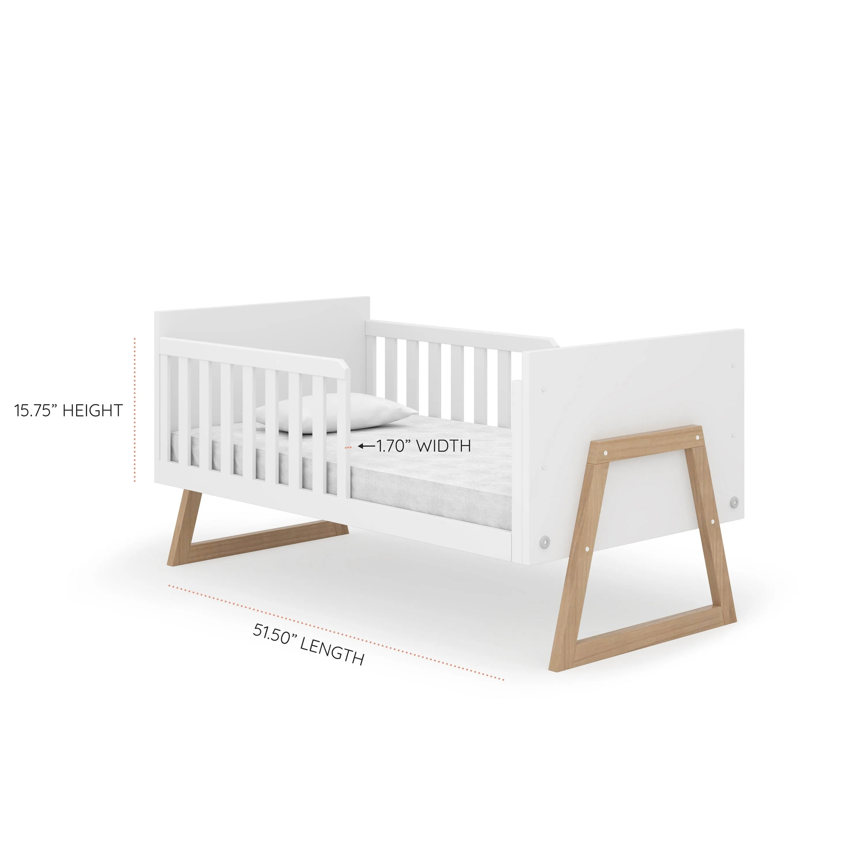 dadada Domino Toddler Bed Rail 2 pack