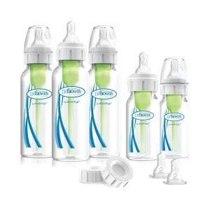 Dr. Brown’s Natural Flow® Options ™ Anti-colic Baby Bottles Newborn Feeding Set