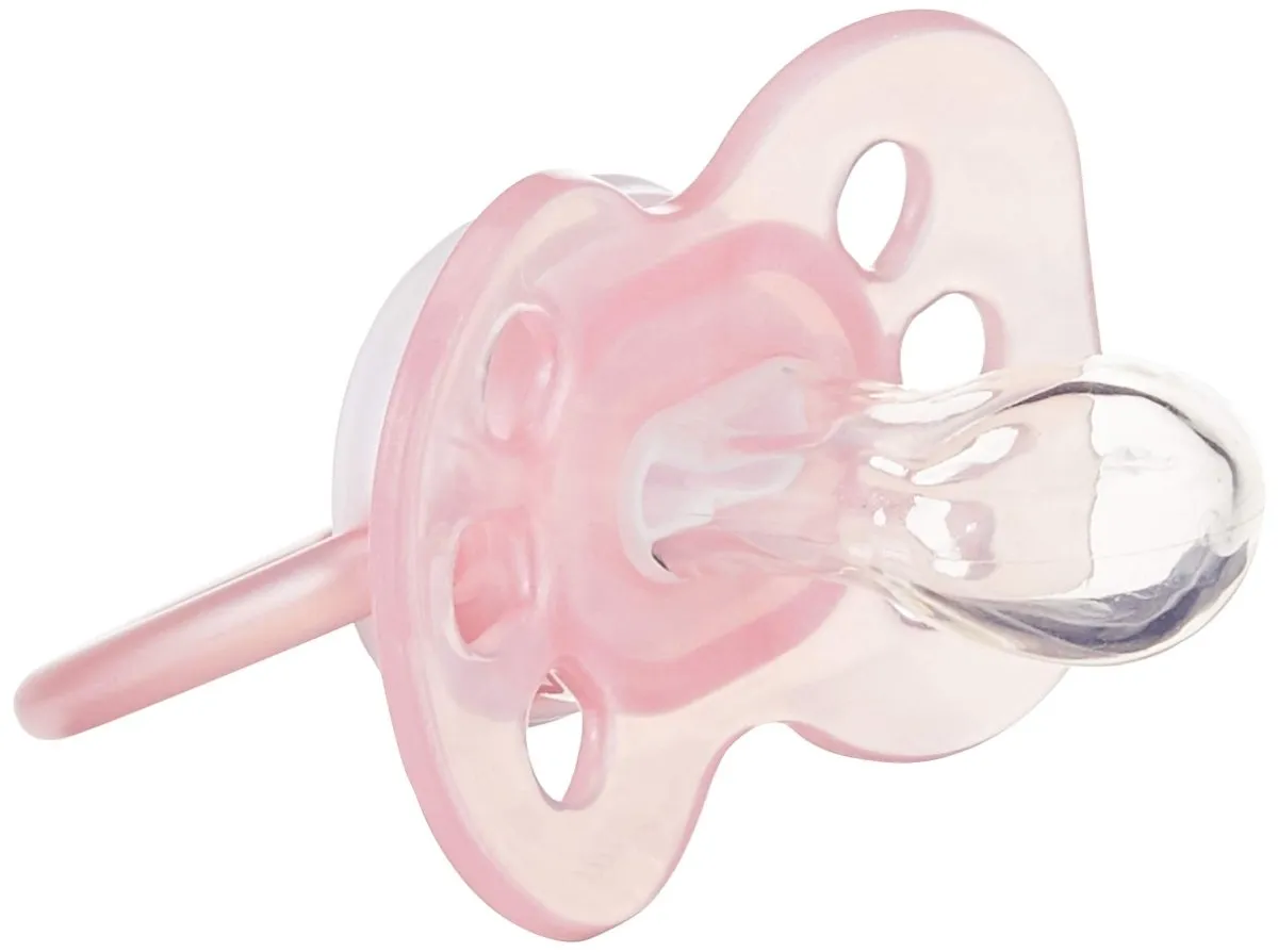 Dr.Brown's Advantage Pacifiers, Stage 1, Pack of 2 - Pink Stars