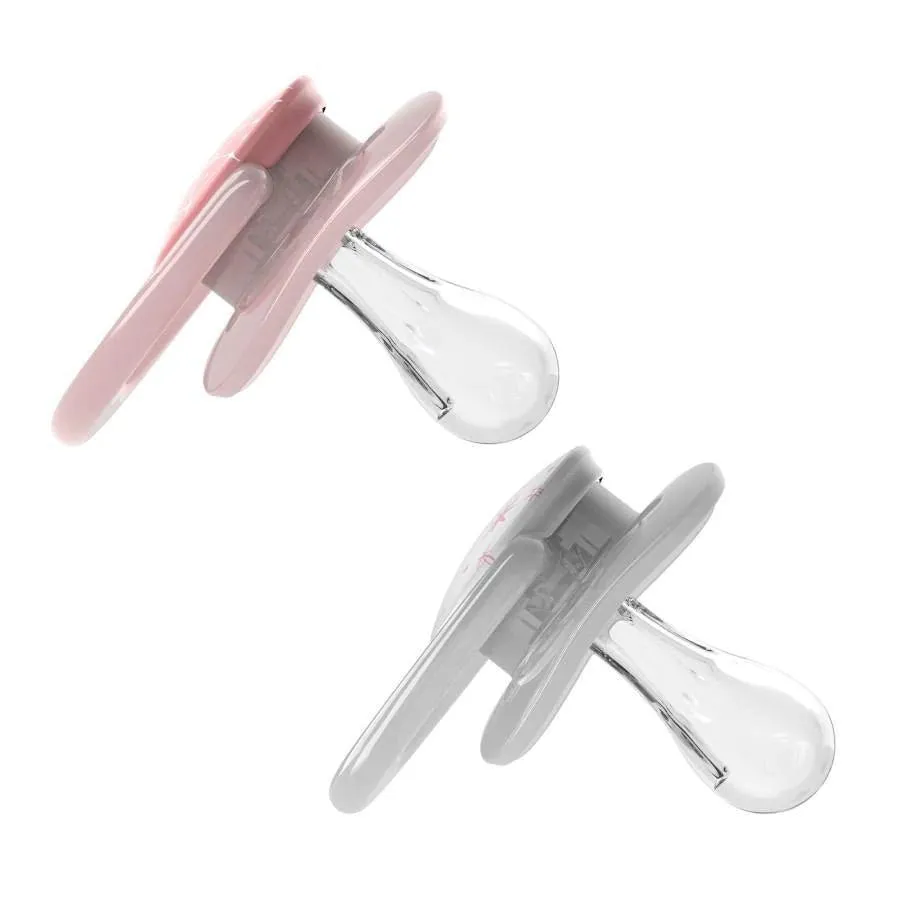 Dr.Brown's Advantage Pacifiers, Stage 1, Pack of 2 - Pink Stars