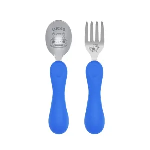 Easy Grip Fork & Spoon Set - Lucas