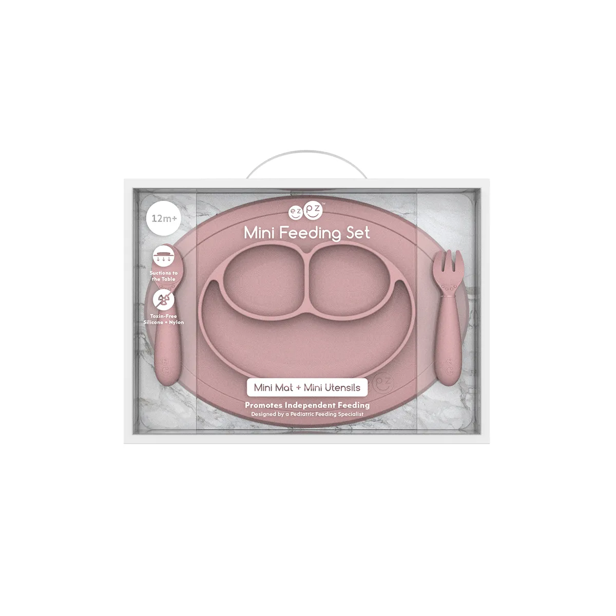 ezpz™ Mini Feeding Set in Blush