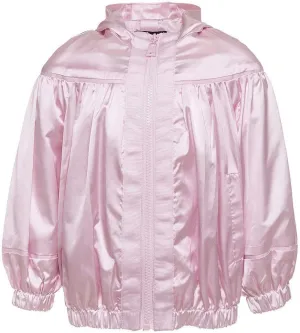 Girls Pink Hooded Jacket