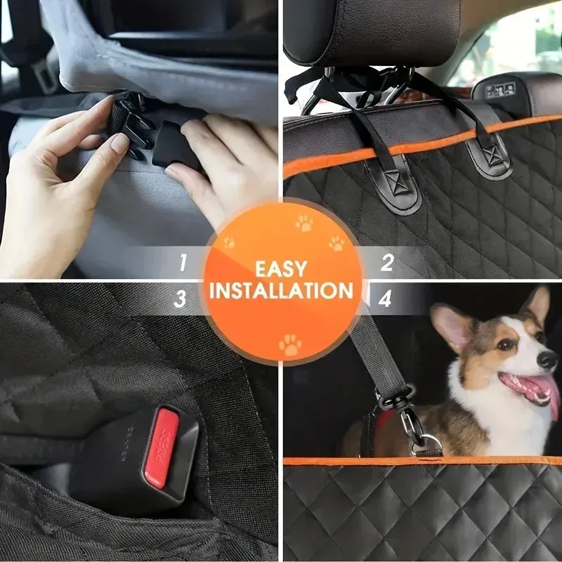 Ideal Car Seat Cover – Waterproof, Scratch-Resistant Dog Hammock for Cars