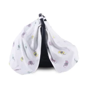 Little Elephant Bamboo Car Seat Cover