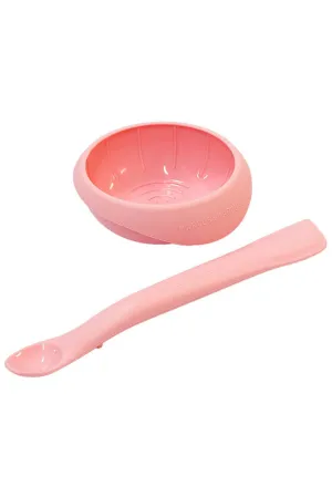 Masher Spoon & Bowl Set - Pink