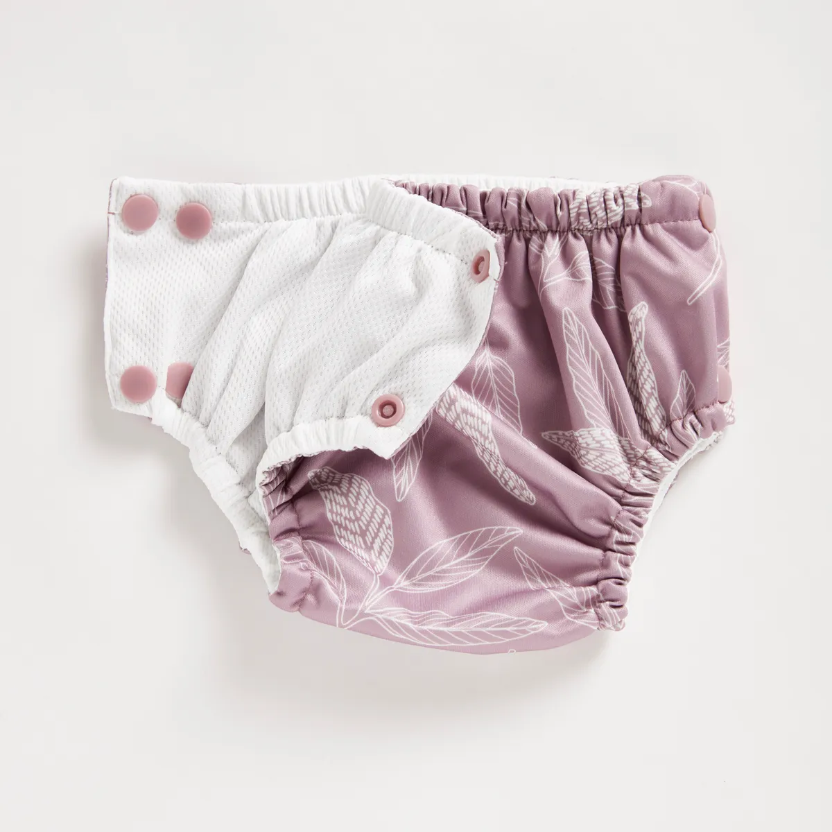 Mauve Natives Swim Nappy