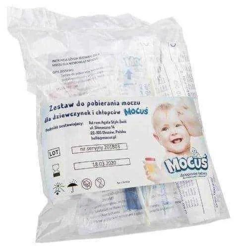 Mocuś Urine collection kit for children x 1 piece