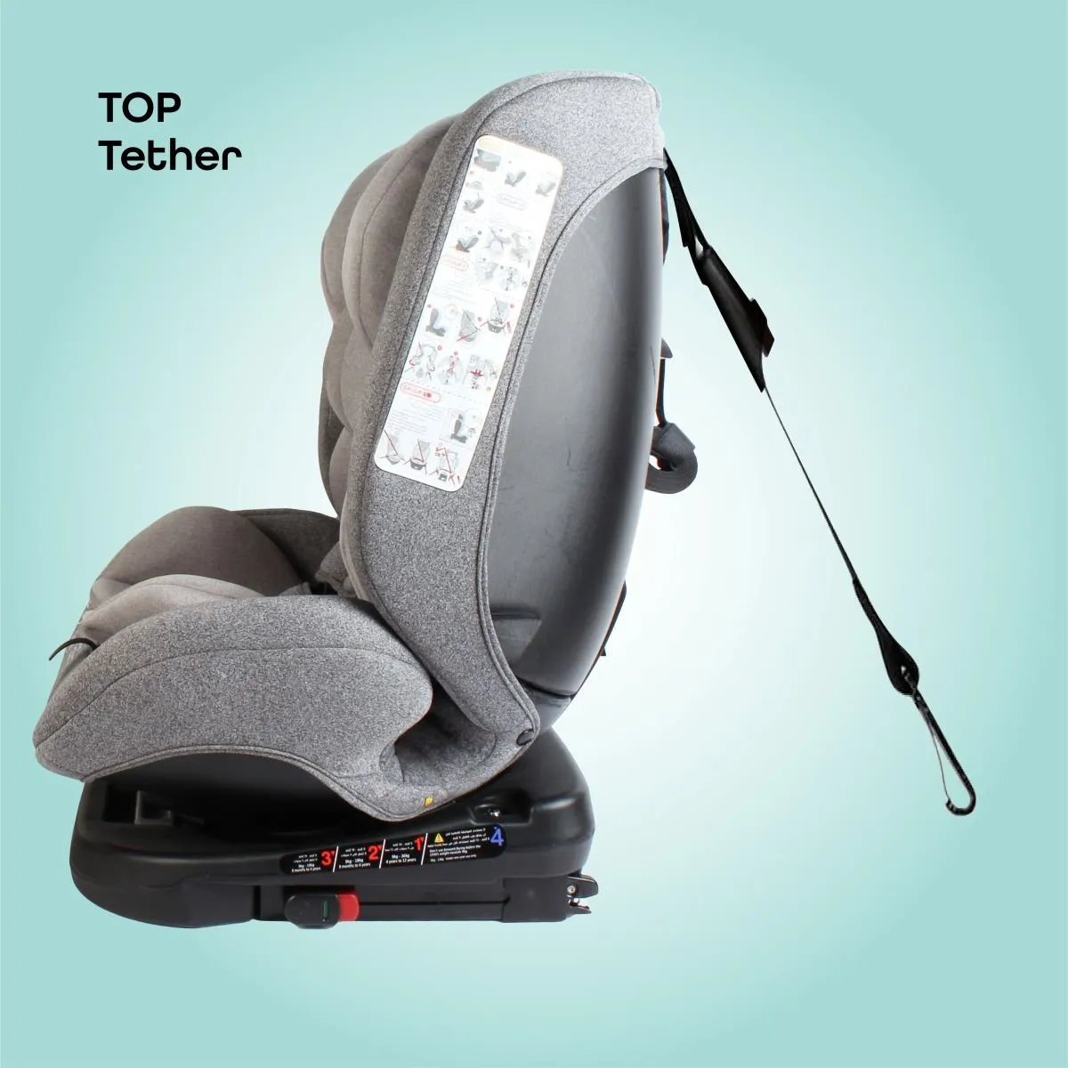 Moon Rover Car Seat Grey Birth to 12 Years