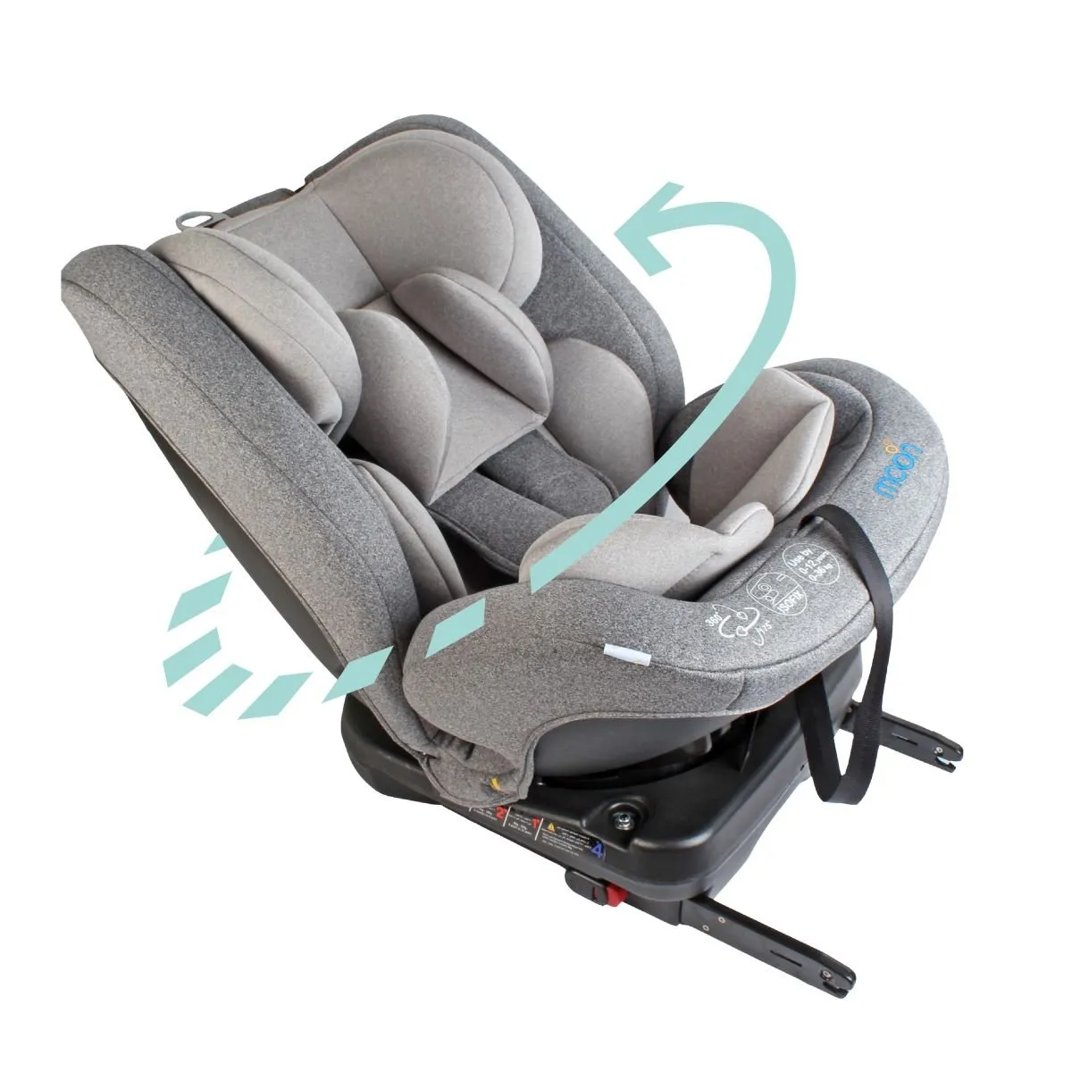 Moon Rover Car Seat Grey Birth to 12 Years