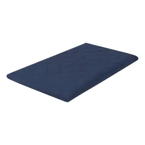 Navy Quilted Portable Crib/Playard Sheet