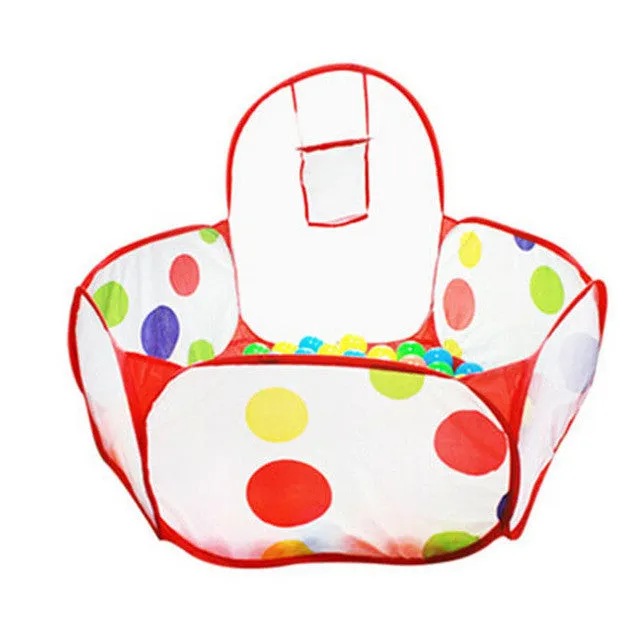 New Outdoor Baby Playpen Children Indoor Ball Pool Play Tent Kids Safe Polka Dot Hexagon Playpen Portable Foldable Playpens