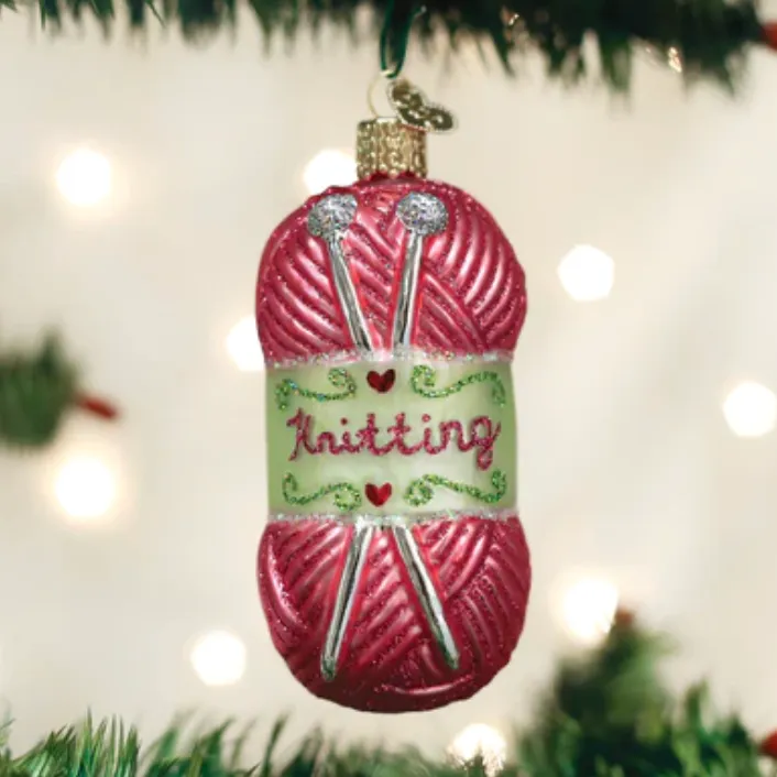 Old World Christmas ~ Knitting Yarn Ornament