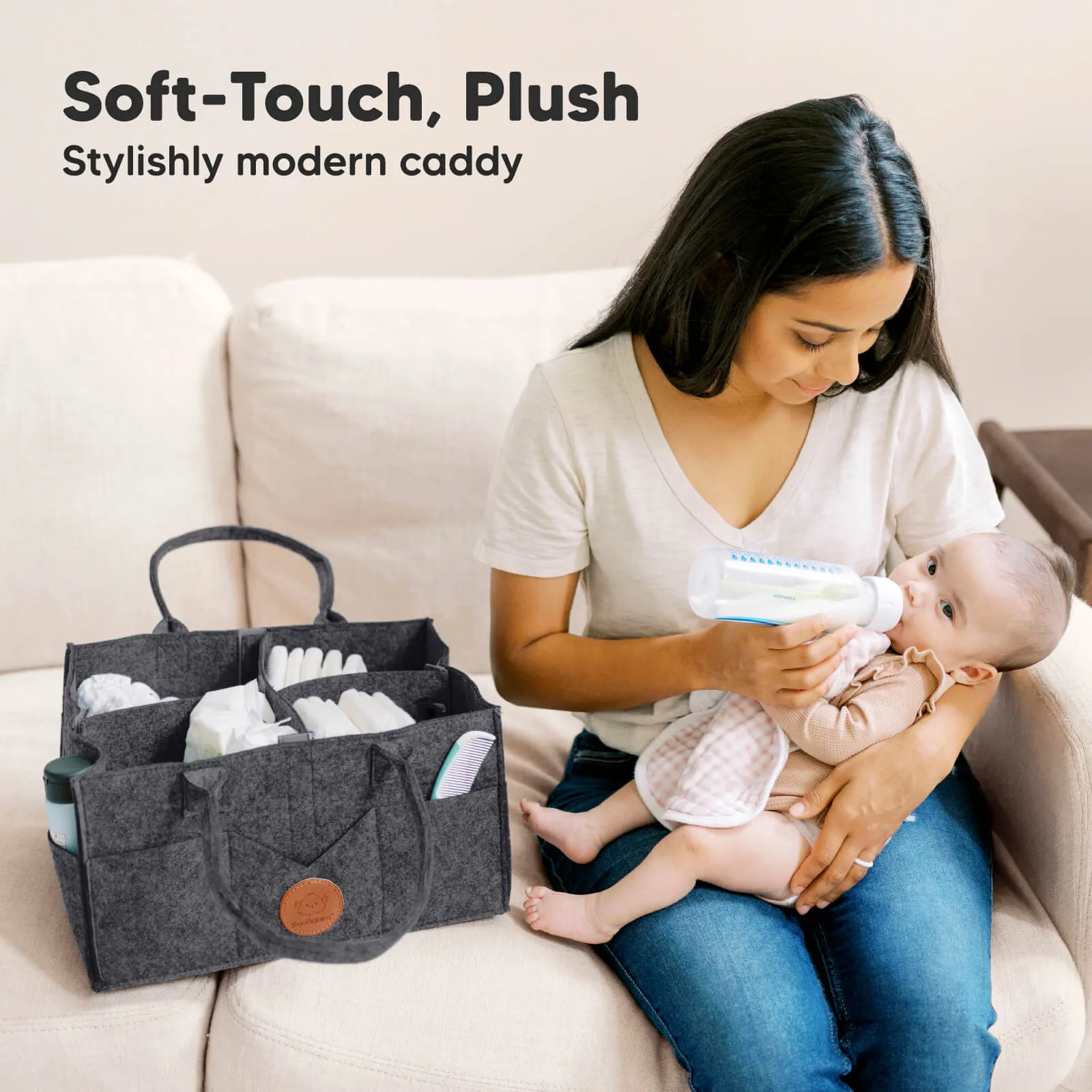 Original 2.0 Diaper Caddy (Mystic Gray)