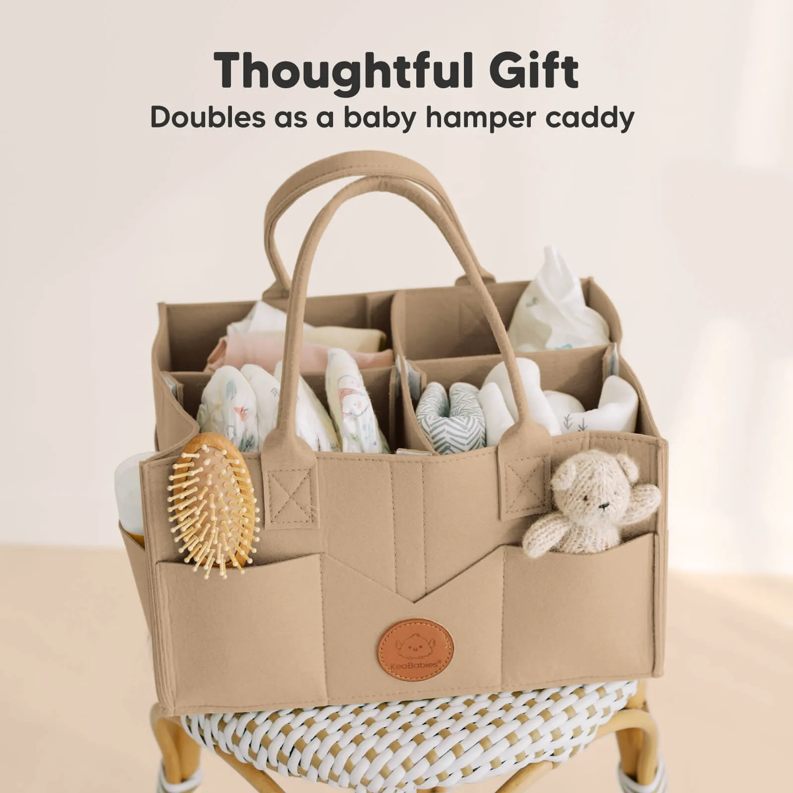 Original 2.0 Diaper Caddy (Taupe)