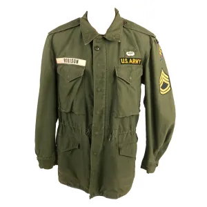 Original U.S. Vietnam War M1951 1st Special Forces (Airborne) Field Jacket with Period Applied Insignia - Paratrooper’s Wings