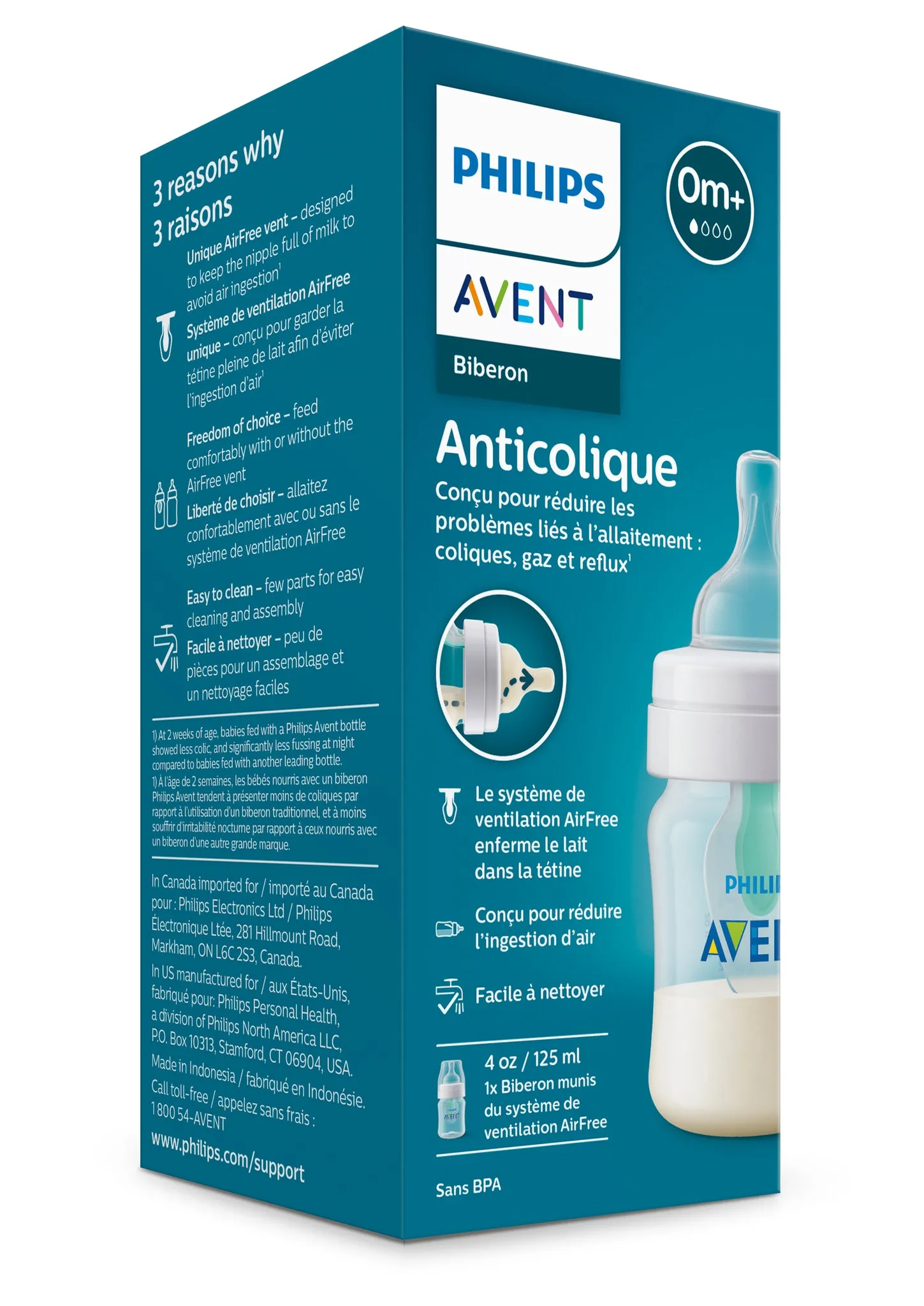 Philips Avent - Anti-colic Bottle AirFree Vent