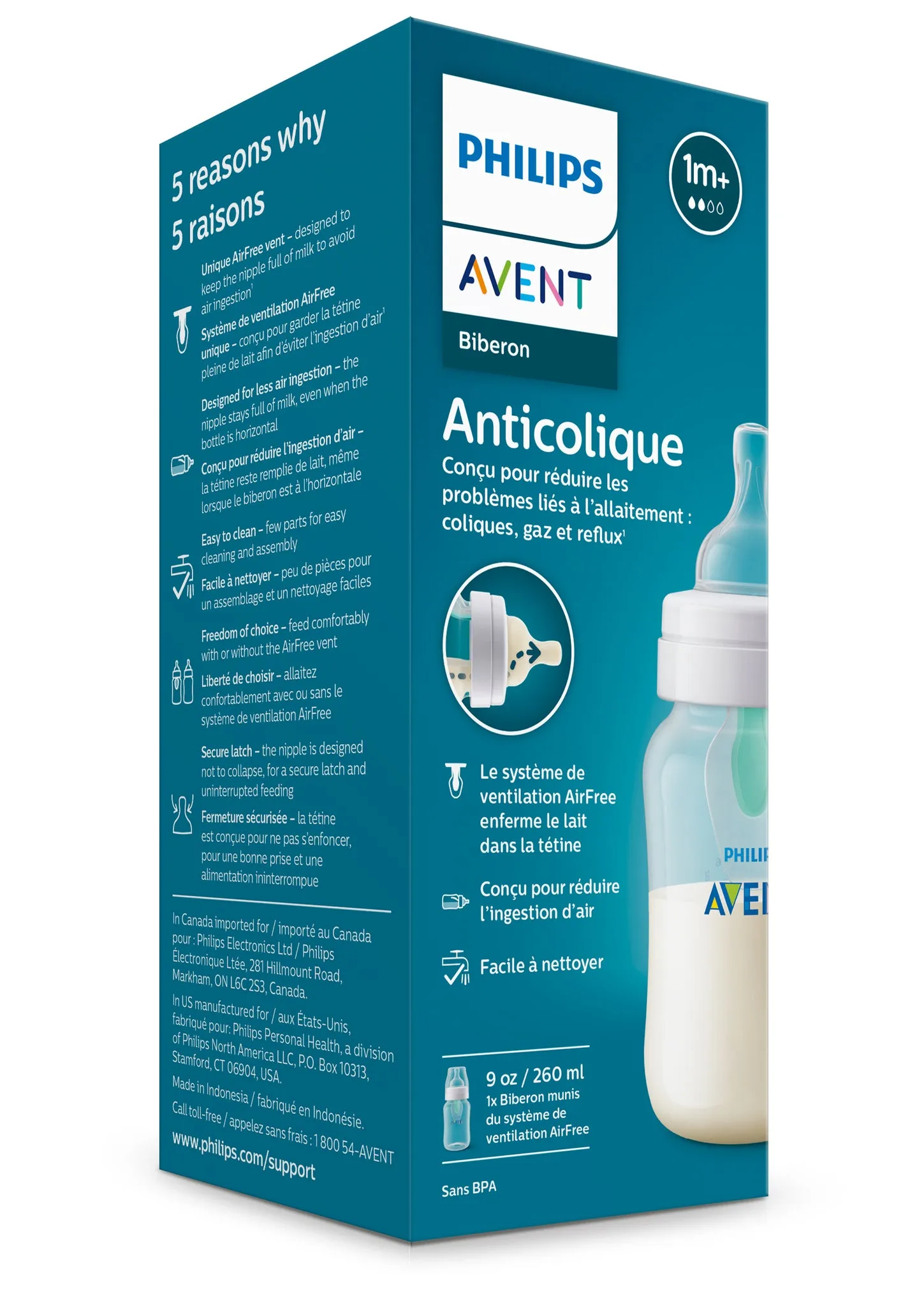 Philips Avent - Anti-colic Bottle AirFree Vent