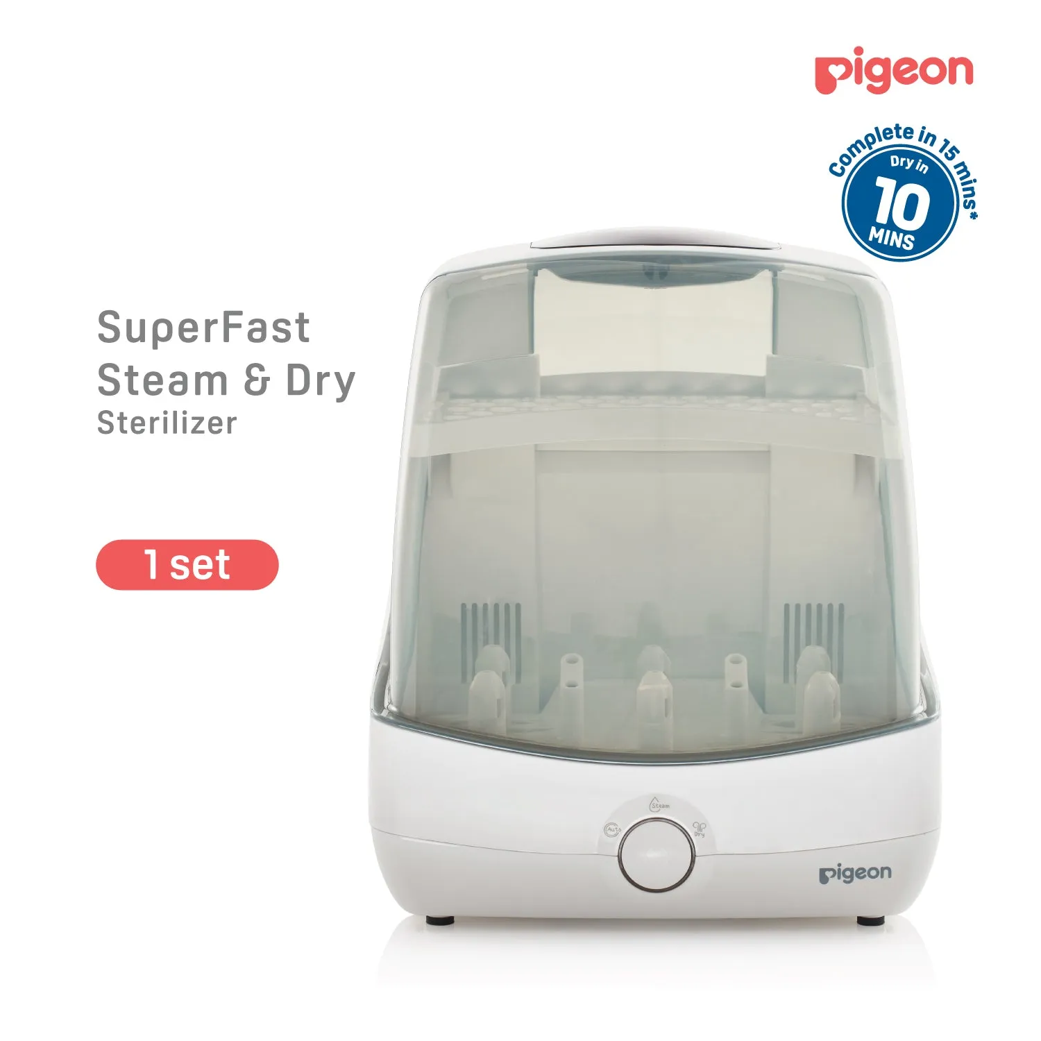 Pigeon SuperFast Steam & Dry Sterilizer (15 months local warranty)