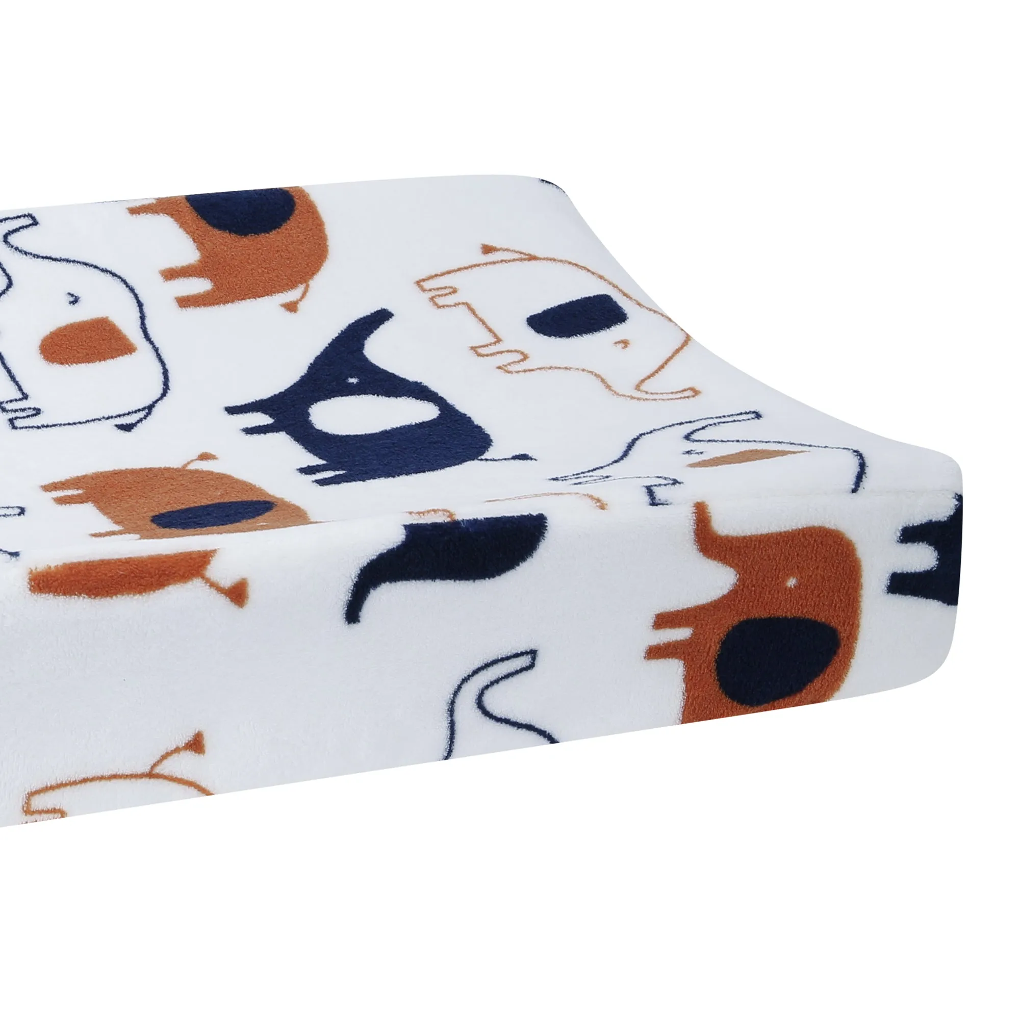 Playful Elephant Changing Pad Cover