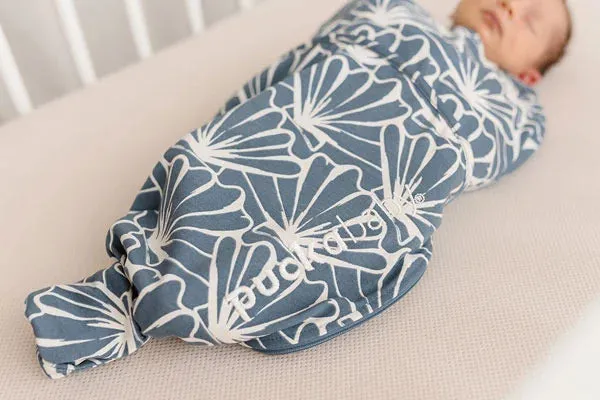 Puckababy Piep Swaddle Sleeping Bag 0-3m | Seasashell Denim