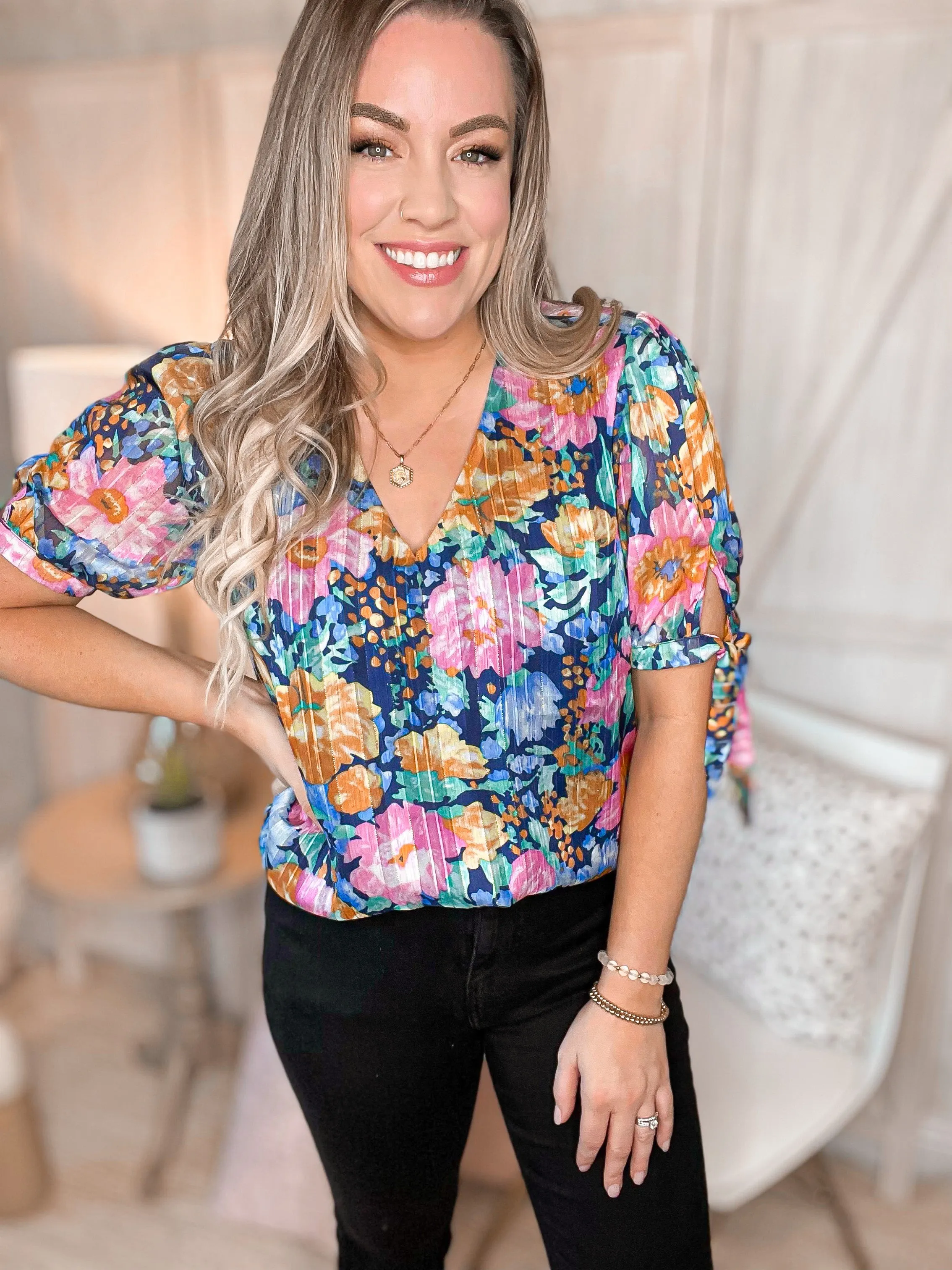 Ready for Anything Floral Blouse