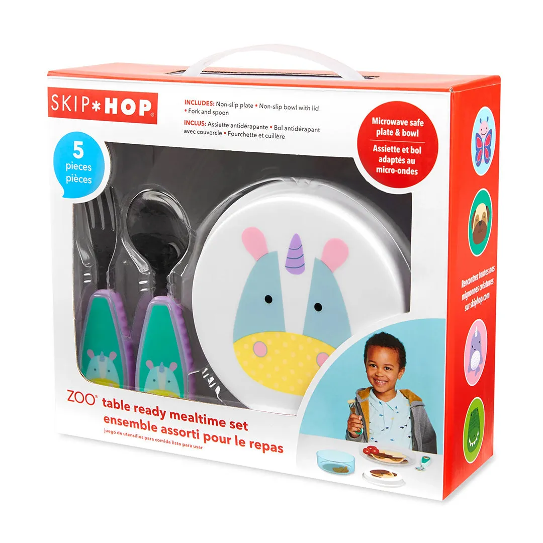 Skip Hop Zoo Table Ready Mealtime Set Unicorn 6Months to 36Months