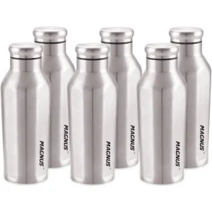 Sporty Single Wall Stainless Steel Bottle for Men & Women (BPA Free, Leakproof)