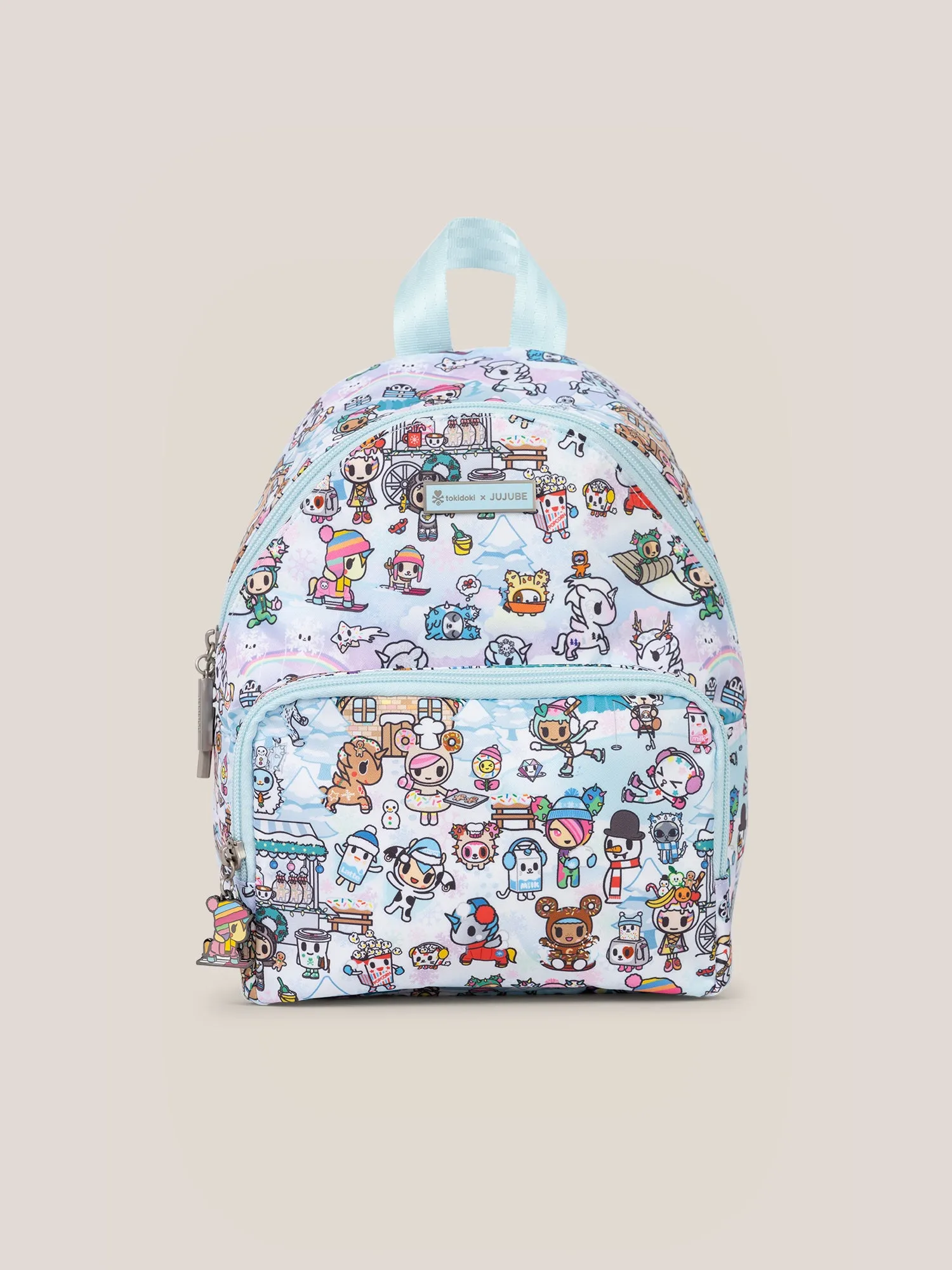 tokidoki Snow Day Everyday Mini Small Diaper Bag Backpack — Ice Blue